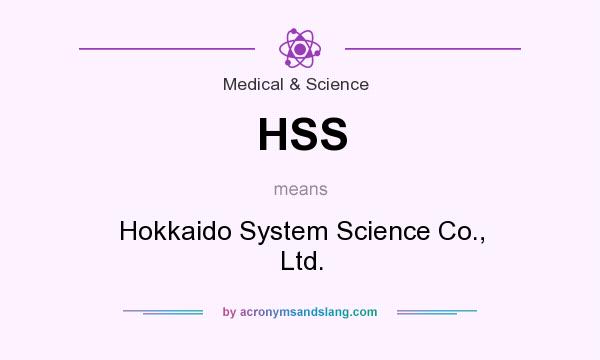 What does HSS mean? It stands for Hokkaido System Science Co., Ltd.
