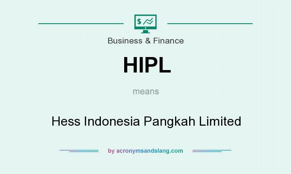 What does HIPL mean? It stands for Hess Indonesia Pangkah Limited