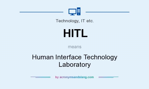 What does HITL mean? It stands for Human Interface Technology Laboratory