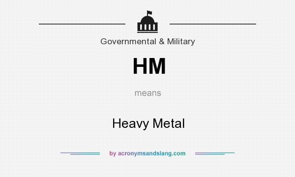 What does HM mean? It stands for Heavy Metal