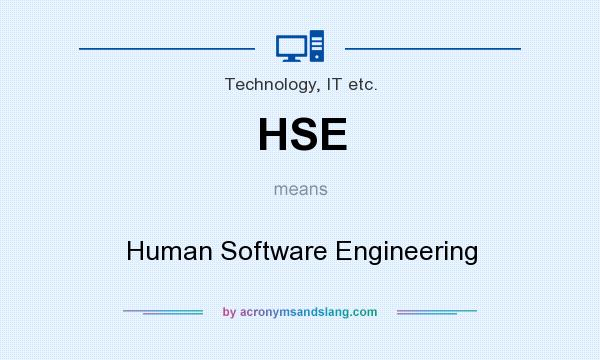 What does HSE mean? It stands for Human Software Engineering