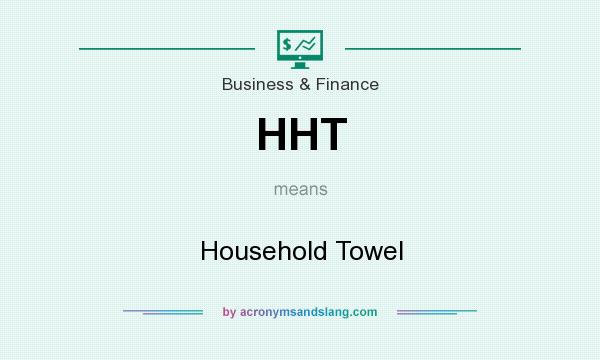 What does HHT mean? It stands for Household Towel