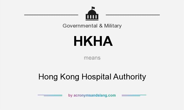 What does HKHA mean? It stands for Hong Kong Hospital Authority
