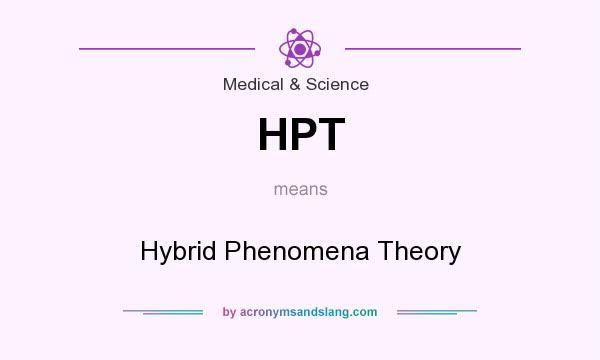 What does HPT mean? It stands for Hybrid Phenomena Theory