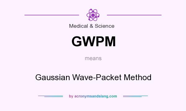 What does GWPM mean? It stands for Gaussian Wave-Packet Method
