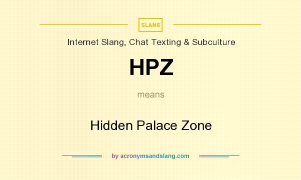 What does HPZ mean? It stands for Hidden Palace Zone