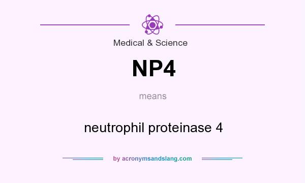 What does NP4 mean? It stands for neutrophil proteinase 4