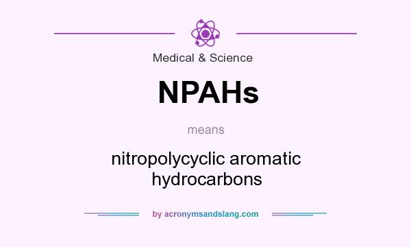 What does NPAHs mean? It stands for nitropolycyclic aromatic hydrocarbons
