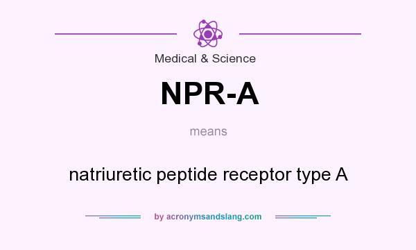 What does NPR-A mean? It stands for natriuretic peptide receptor type A