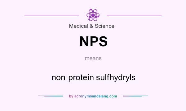 What does NPS mean? It stands for non-protein sulfhydryls
