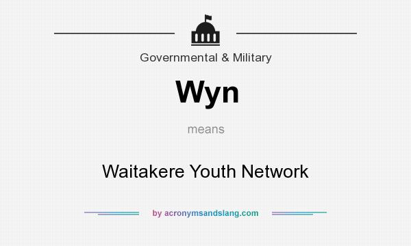 What does Wyn mean? It stands for Waitakere Youth Network