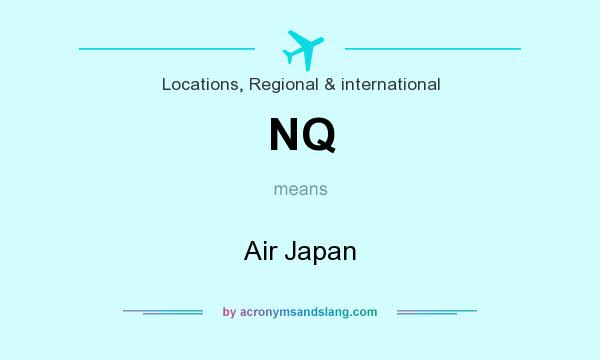 What does NQ mean? It stands for Air Japan