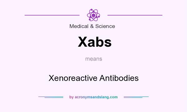What does Xabs mean? It stands for Xenoreactive Antibodies