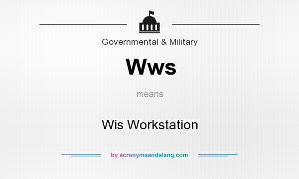 What does Wws mean? It stands for Wis Workstation