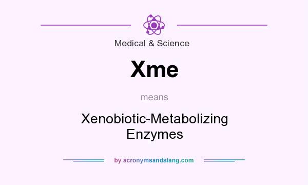 What does Xme mean? It stands for Xenobiotic-Metabolizing Enzymes