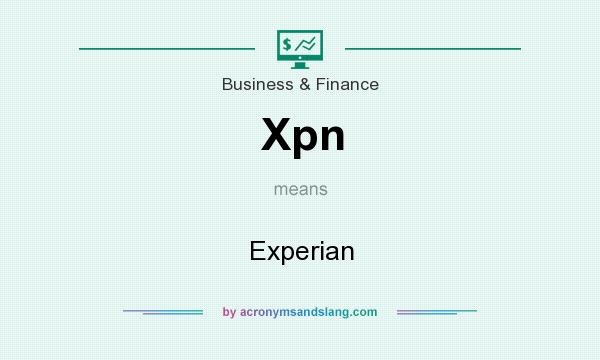 What does Xpn mean? It stands for Experian