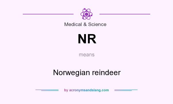 What does NR mean? It stands for Norwegian reindeer