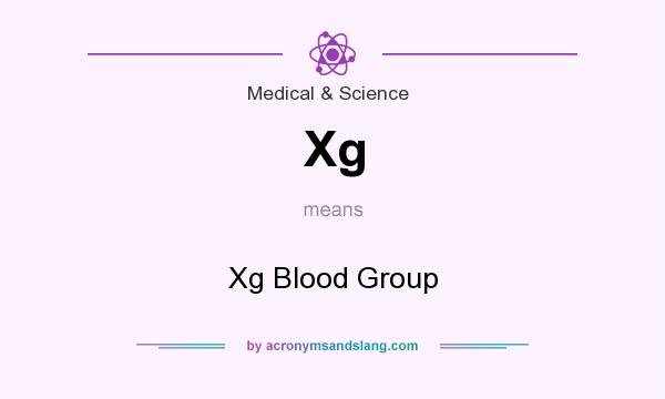 What does Xg mean? It stands for Xg Blood Group
