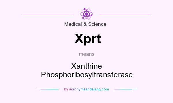 What does Xprt mean? It stands for Xanthine Phosphoribosyltransferase