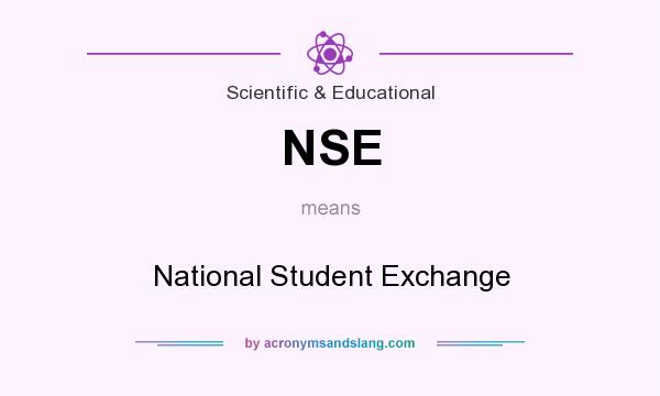 What does NSE mean? It stands for National Student Exchange