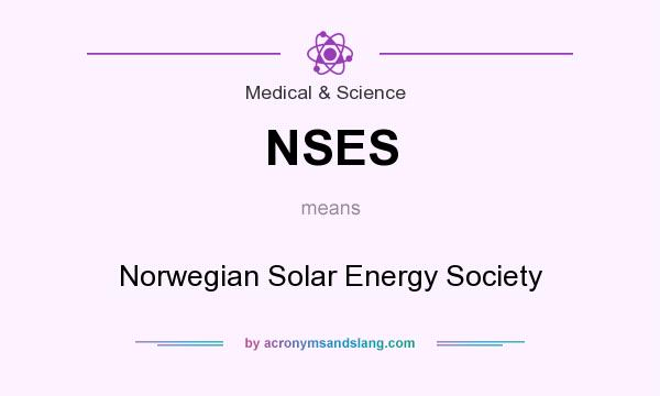 What does NSES mean? It stands for Norwegian Solar Energy Society