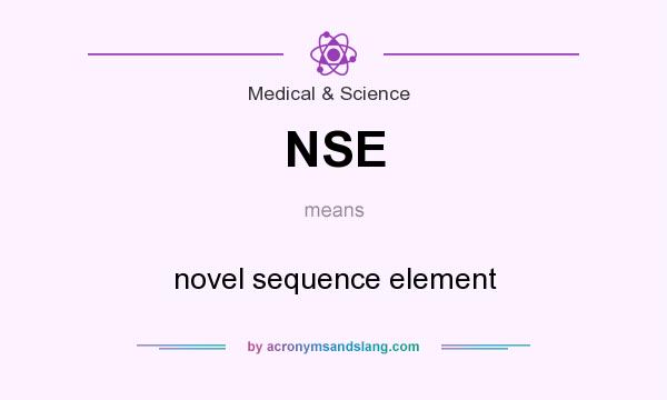 What does NSE mean? It stands for novel sequence element