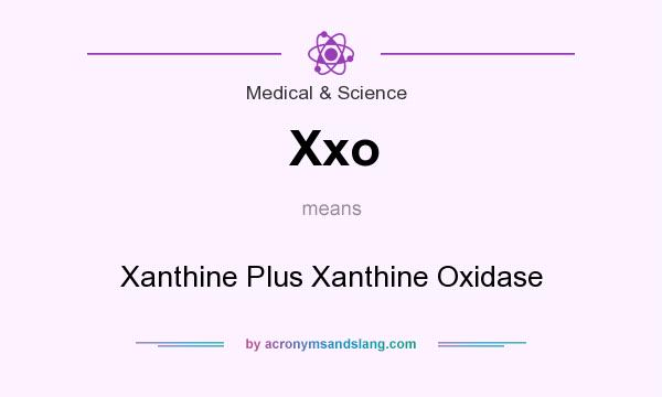 What does Xxo mean? It stands for Xanthine Plus Xanthine Oxidase