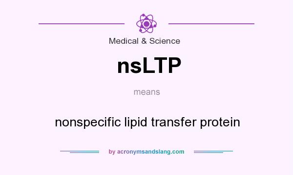What does nsLTP mean? It stands for nonspecific lipid transfer protein
