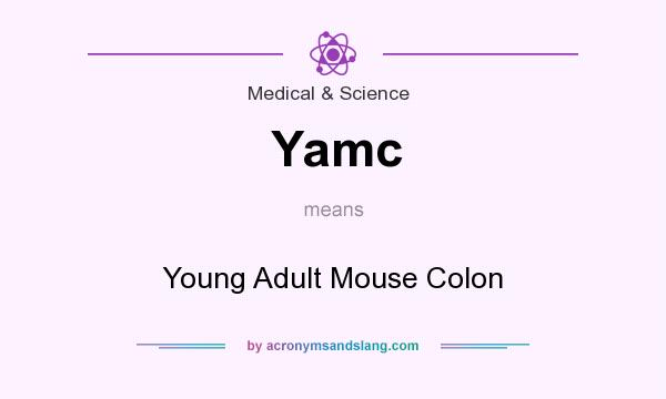 What does Yamc mean? It stands for Young Adult Mouse Colon