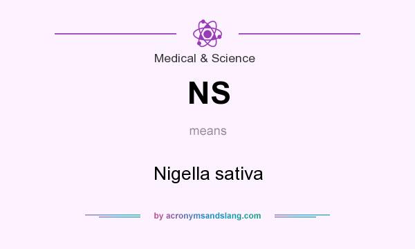 What does NS mean? It stands for Nigella sativa