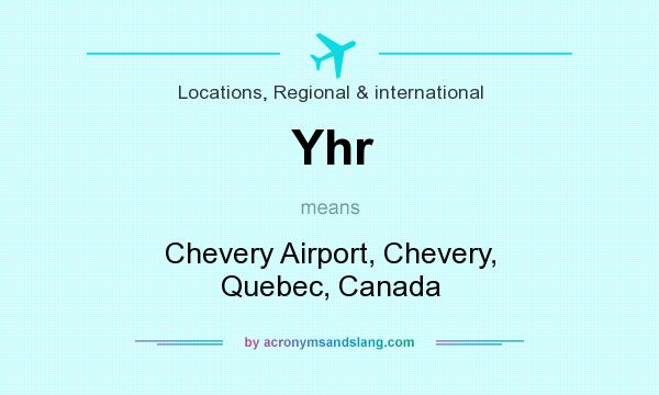 What does Yhr mean? It stands for Chevery Airport, Chevery, Quebec, Canada