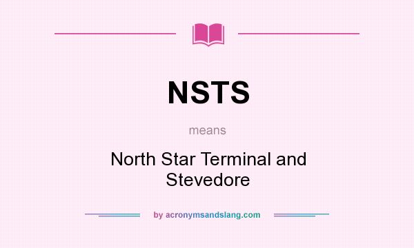 What does NSTS mean? It stands for North Star Terminal and Stevedore