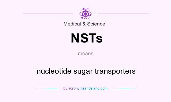 What does NSTs mean? It stands for nucleotide sugar transporters