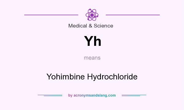 What does Yh mean? It stands for Yohimbine Hydrochloride