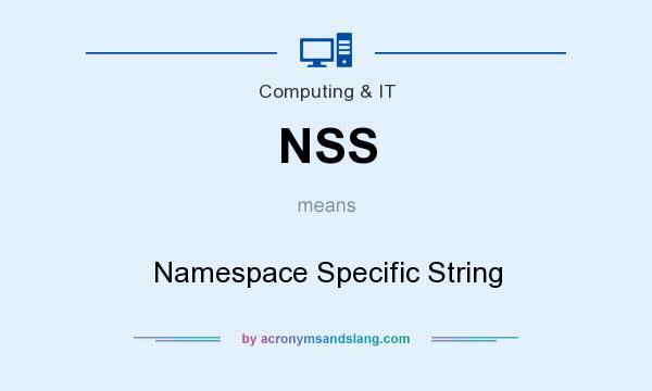 What does NSS mean? It stands for Namespace Specific String