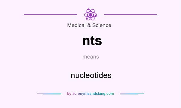 What does nts mean? It stands for nucleotides