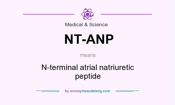 What does NT-ANP mean? It stands for N-terminal atrial natriuretic peptide