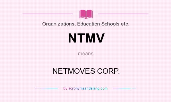 What does NTMV mean? It stands for NETMOVES CORP.