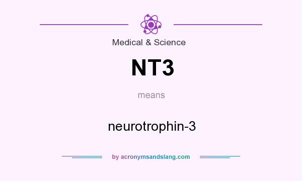 What does NT3 mean? It stands for neurotrophin-3