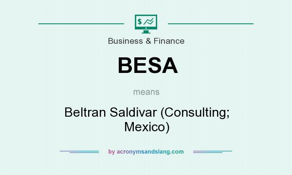 What does BESA mean? It stands for Beltran Saldivar (Consulting; Mexico)