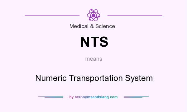 What does NTS mean? It stands for Numeric Transportation System