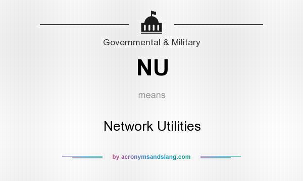 What does NU mean? It stands for Network Utilities