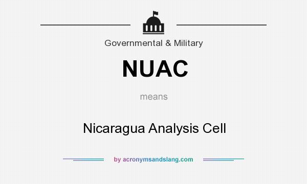 What does NUAC mean? It stands for Nicaragua Analysis Cell
