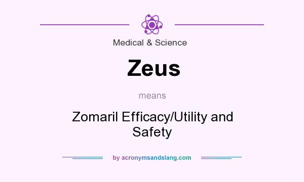 What does Zeus mean? It stands for Zomaril Efficacy/Utility and Safety