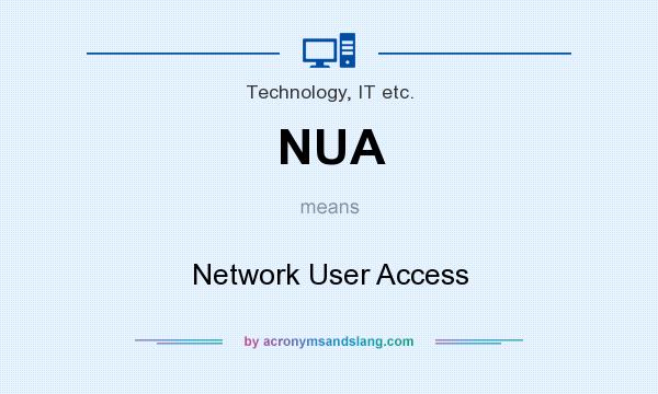 What does NUA mean? It stands for Network User Access