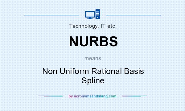 What does NURBS mean? It stands for Non Uniform Rational Basis Spline