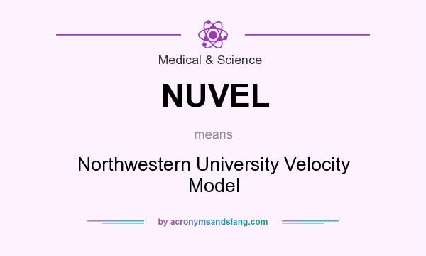 What does NUVEL mean? It stands for Northwestern University Velocity Model