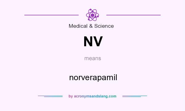 What does NV mean? It stands for norverapamil