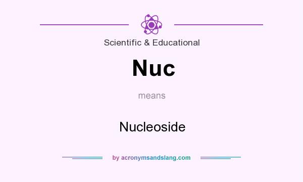 What does Nuc mean? It stands for Nucleoside