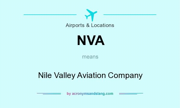 What does NVA mean? It stands for Nile Valley Aviation Company